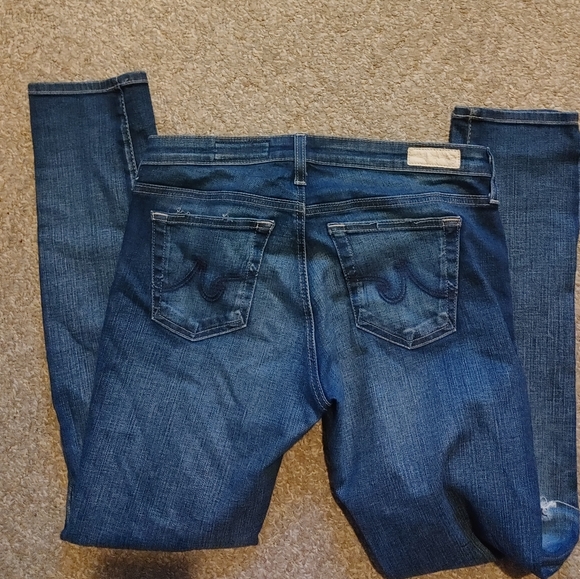AG Adriano Goldschmied The Legging  Ankle Super Skinny Jean Distresses S… - Picture 9 of 14